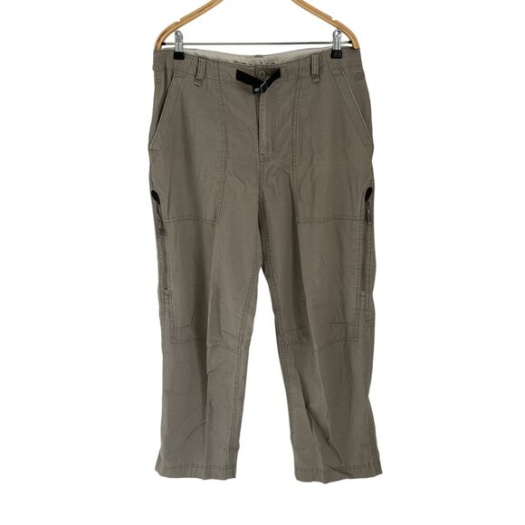 The North Face A5 Series Khaki Cargo Pants Zipper Pockets Adjustable Waist Sz 34 - Picture 1 of 14
